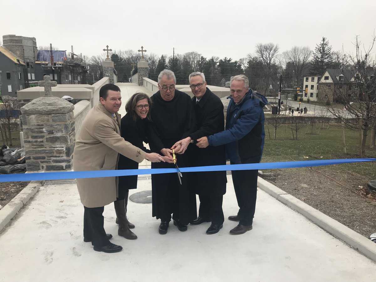 NovaProvostPGM's tweet photo. A shining example of the progress taking place at @VillanovaU! Thanks to all those at Villanova and beyond who helped make this bridge possible! https://t.co/9kfUWuSYt2