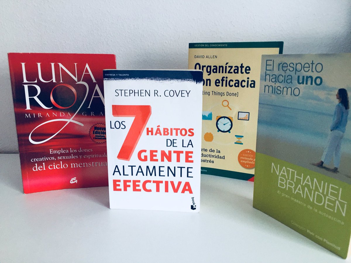 Irene_Milian's tweet image. Algunos de los libros en los que estará basada la propuesta de #productividadpersonal que enseñaré en el #evento #BeDona18 de @HuiWork para #mujeres #emprendedoras 🙋🏽📚 ¿te sorprende alguno de ellos? Dímelo en comentarios #autoestima #femenidad #bienestarlaboral
