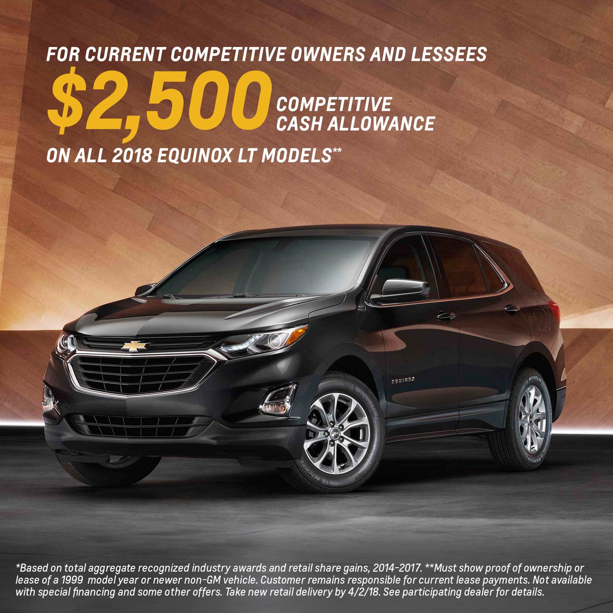 DriveKocourek's tweet photo. See why #Chevy is the most awarded and fastest growing brand, the last four years overall.* #ChevyEquinox https://t.co/nV7pO7FpNc https://t.co/7CbSY2TdAF