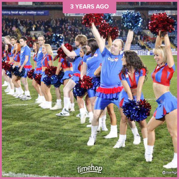 Such good times!! #SportRelief #Crystallions #TheCrystals #CPFC ❤️💙