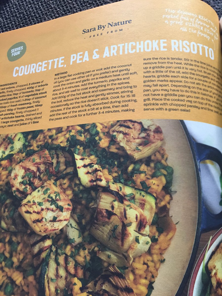 Wondering what to cook for #supper? How about this #risotto from <a href="/sarabynature/">Sara Matthews</a> #freefrom