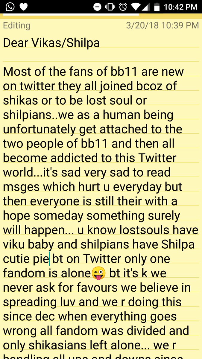 DeepsGoel's tweet photo. @lostboy54 @ShindeShilpaS #Shikasians are also unfortunately human beings and get hurt bt I just can't see cry faces anymore... I promise I will try not to tag u guys...
We give u freedom 😍
#Shikas #Shikasians #ShikasForever #MessageForVikas #MessageForShilpa https://t.co/uyLkQoETzM