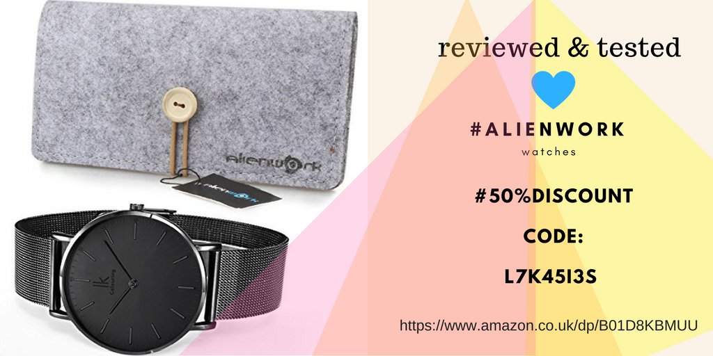 socallers's tweet photo. We reviewed this stylish @Alienwork_ watch! If you fancy one, there's a chance to win and 50% off for readers over on my blog:  https://t.co/XjFgujat6m
#Alienwork #alienworkwatch #watch #fashion #style #productreview #win https://t.co/tCxbYjsWhs