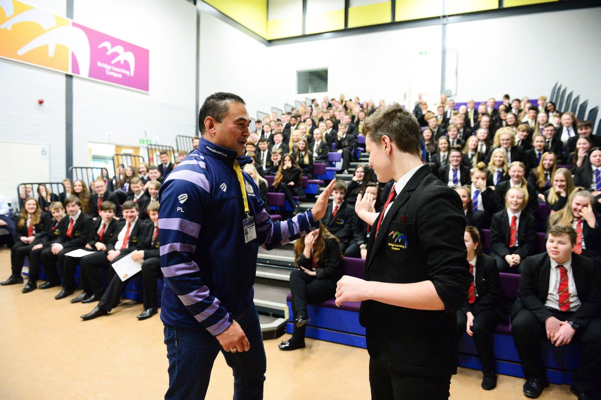BristolBears's tweet image. 📸 | Pat Lam gave an assembly on leadership at @Bristol_BLC this morning, as well as touring the school facilities to meet staff and students.

Story here ➡️ bristolrugby.co.uk/news/gallery-p…
