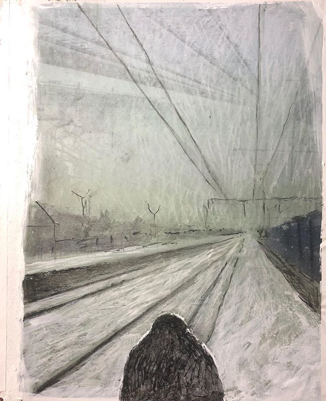 polykrom's tweet photo. « Man on station platform » - charcoal on paper stuck on wood - 190mm x 235mm - 2018 - @polykrom Excerpt from a new project with no name yet…
#drawing #drawingonpaper #contemporaryart #art #kunst #artcontemporain #modernart #surrealism #expressionism #charcoal #drypaste… https://t.co/caNsVW82na