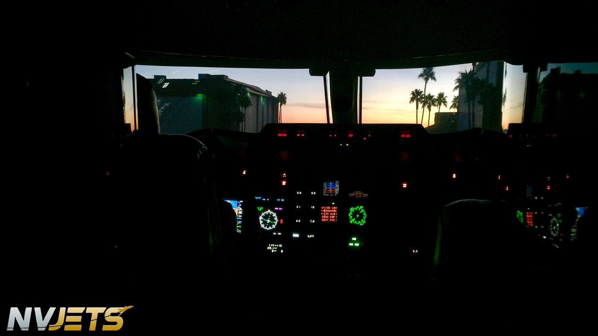 NVJETS's tweet photo. Inside the #Cockpit of #N21NV at #sunrise . Want to see it for yourself? Book your flight and find out!
#NVJETS #PrivateJetsInLasVegas #BestOfLasVegas2017 #BOLV2017 #PrivateJets #Travel #Airplane #FlyPrivate #PrivateFacility https://t.co/NStxqyvCKY