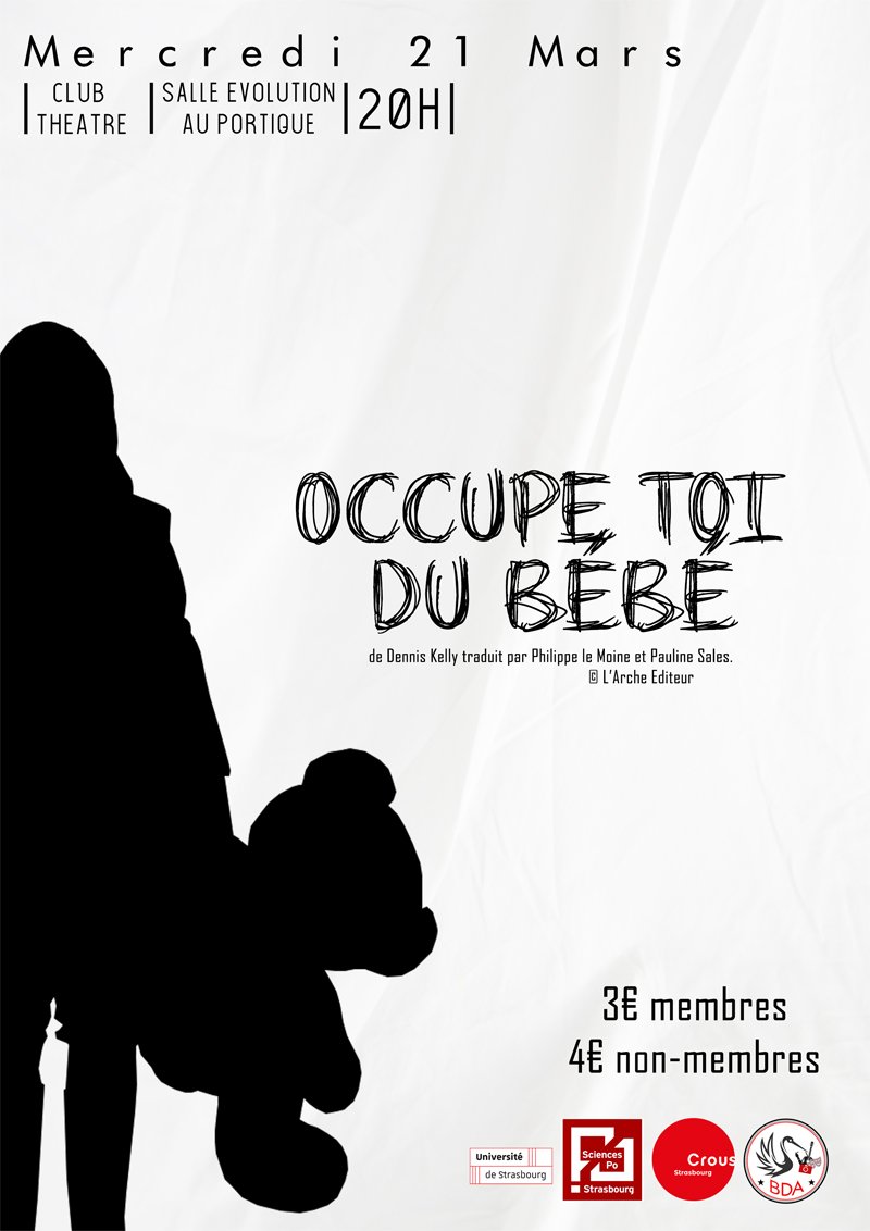 Le Club théâtre du <a href="/BDA_IEP/">BDA ScPo Strasbourg</a> de <a href="/ScPo_Strasbourg/">Sciences Po Strasbourg</a> <a href="/unistra/">-</a> entre en scène ! RDV demain à 20h.
En savoir plus.bit.ly/2IFzyao