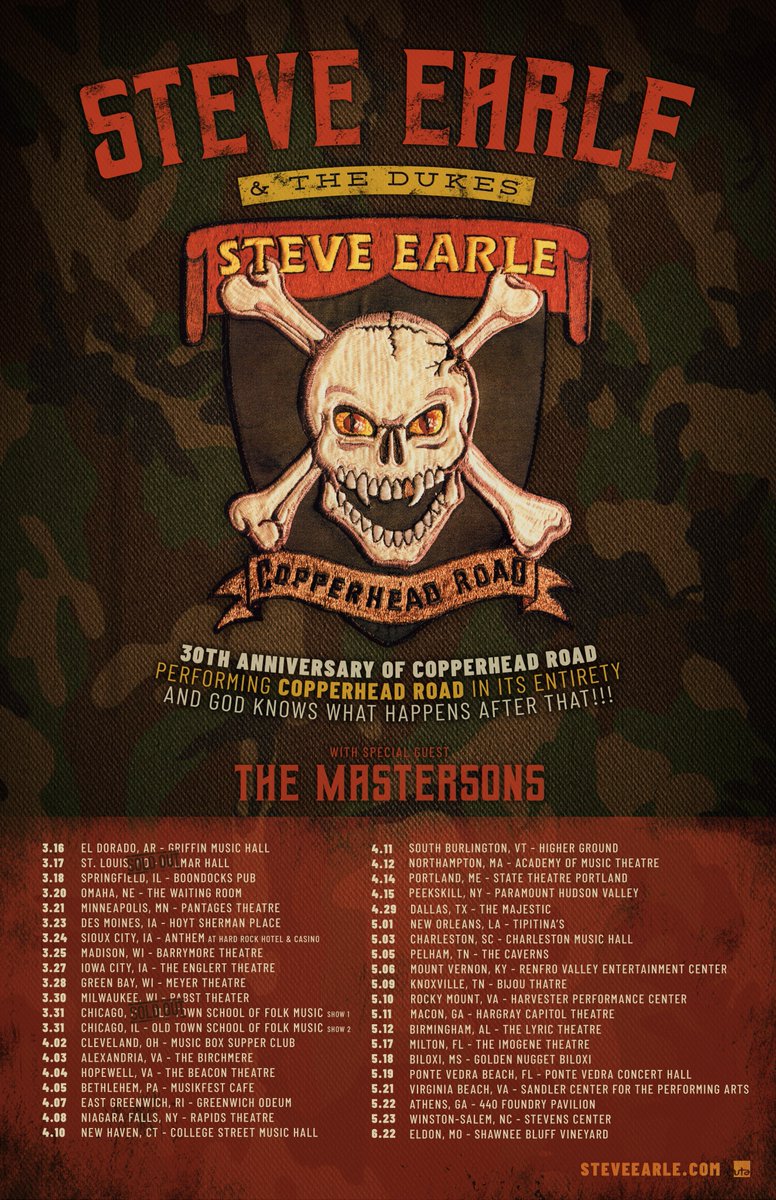 SteveEarle's tweet image. Tickets available here: steveearle.com/tour
