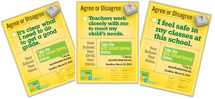DYK our #NYCSchoolSurvey is among the largest annual surveys in the nation! Take it now: nycschoolsurvey.org
