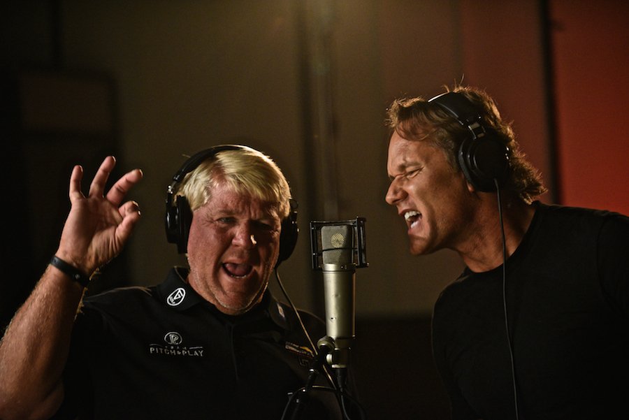 .<a href="/PGA_JohnDaly/">John Daly</a> and me doin' our thing on the set of "18 Holes &amp; A 12-Pack" hyperurl.co/18holes