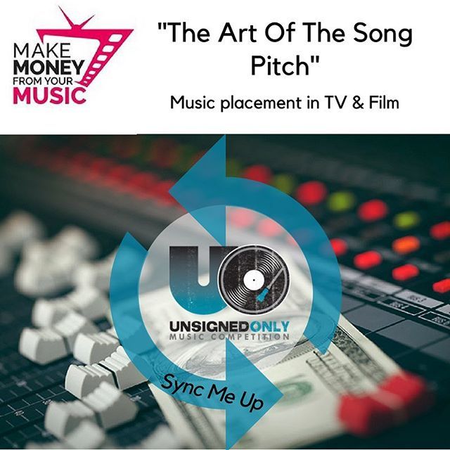 UnsignedOnly's tweet photo. Want to learn how to get your songs into TV &amp; Film?
Unsigned Only is running a special two-week promotion, “Sync Me Up,” from March 20 to April 3, 2018 🎉
•
Three winners will be selected and given FREE access ($1000 value each) to "The Art Of The Son… https://t.co/8TEdgmmngJ https://t.co/qxV2WL0LBh