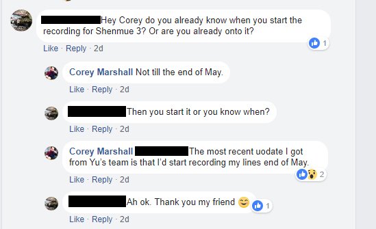 Shenmue dojo flashback