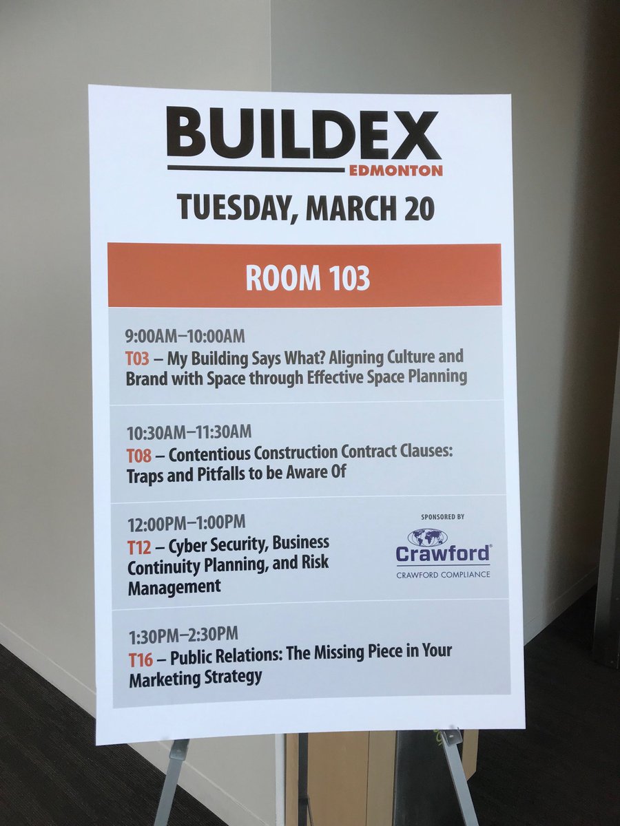 YappEric's tweet photo. #BUILDEXEdmonton. Looking forward to introducing T12 session on Cyber Security. https://t.co/JAkjVJhEMA