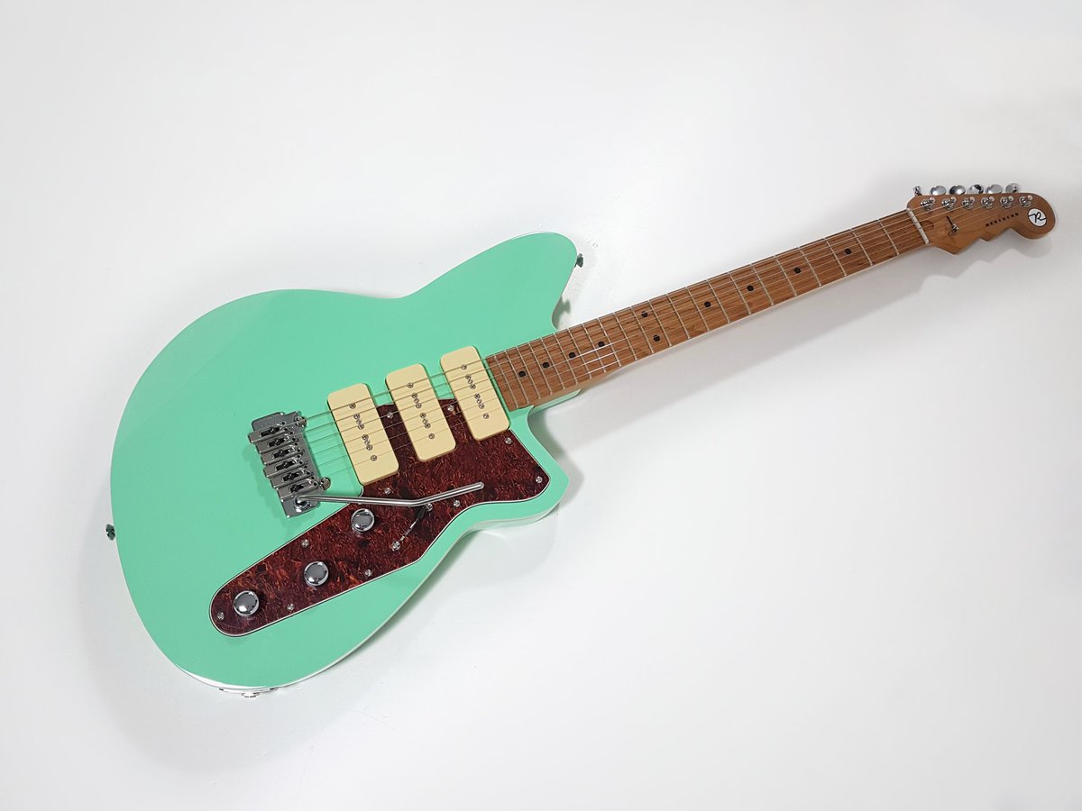 merchymusic's tweet photo. Which @ReverendGuitars model would you like most? How about this Oceanside Green Jetstream 390 with Roasted Maple neck?!
https://t.co/oVSBGynkvD
#jetstream390 #reverendguitars https://t.co/z1qj2B5QSE