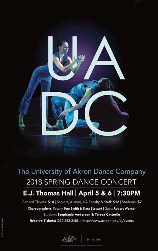 UADanceTheatre's tweet photo. MARK YOUR CALENDARS for UADC Spring 2018!
April 5 & 6 at 7:30PM | E.J. Thomas Hall
#TheArtsStartHere #UADC #UADance https://t.co/l8Yr9K9SFT