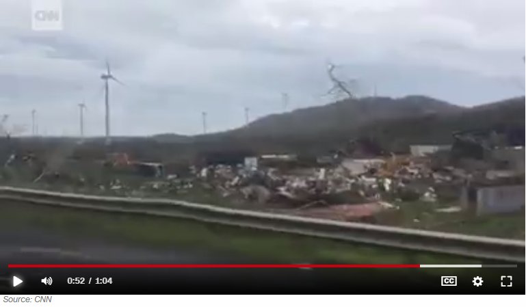 amymcmorrow's tweet image. Did you notice this part of the CNN video? Windmills still standing...