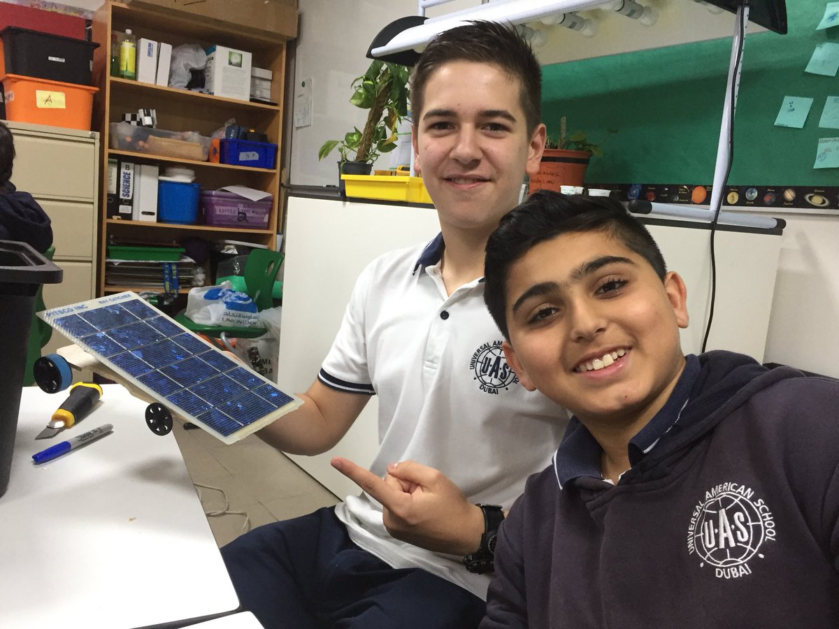 UAS #Dubai students &amp; their <a href="/SpaceX/">SpaceX</a> solar car. Now that the International Jr. Solar Sprint is over, can we send this car into orbit <a href="/elonmusk/">Elon Musk</a> ? #StarMan #MSSChallenge <a href="/EsolEducation1/">Esol Education</a> @SolarPVTV <a href="/Tesla/">Tesla</a> @The_UAS_Dubai <a href="/denveracademy/">Denver Academy</a> <a href="/stef_wilson/">Stefan Wilson</a> <a href="/JaneGoodallUAE/">Roots & Shoots UAE</a> <a href="/RootsandShoots/">Roots & Shoots USA</a>