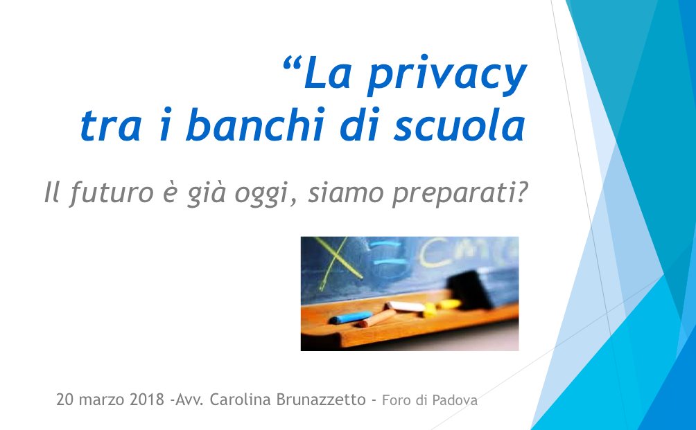 avv_brunazzetto's tweet photo. Mi affascina trovare sempre il #diritto che ha creato il #dovere. #GDPR https://t.co/uOJf7QfOCZ