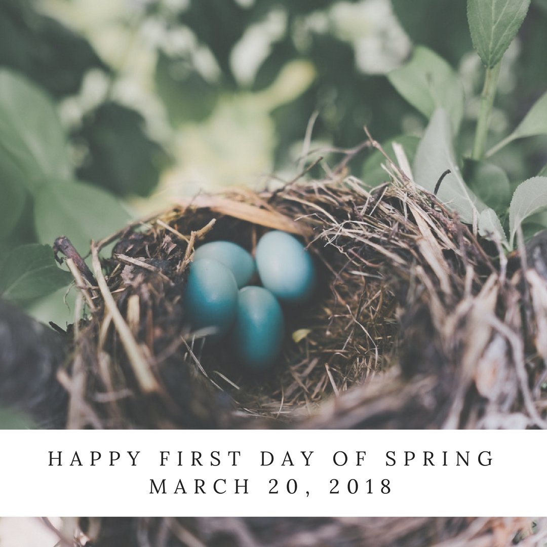 "No winter lasts forever. No spring skips its turn." Happy first day of #spring!