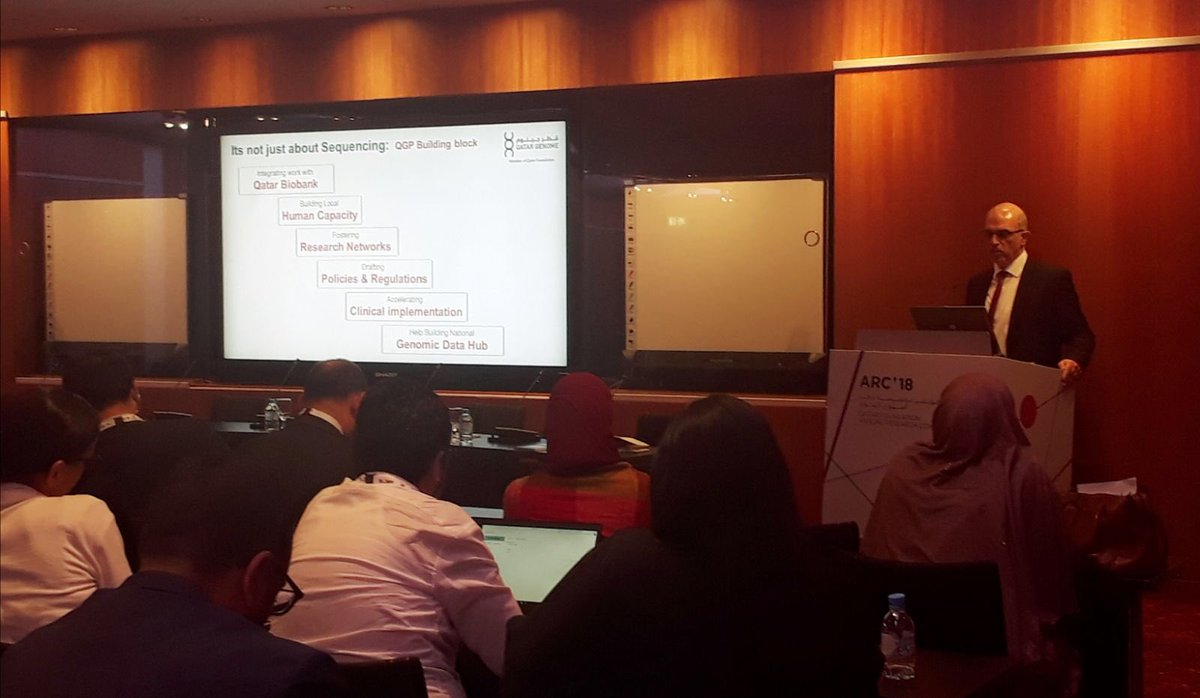 Dr Said Ismail, QGP Manager, said: “We completed a public perceptions survey of genomics in Qatar. We are glad to say that a large chunk of the Qatari population is interested in knowing about their genetics. This is a very positive news for our future plans. #QFARC2018
