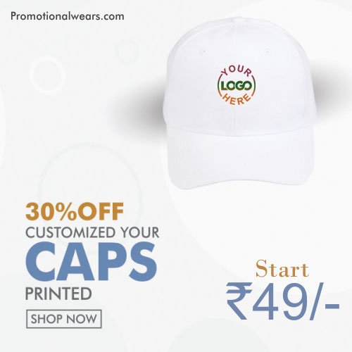 promo_wears's tweet image. #personalisecaps #customizedcaps #personalizescaps #promotionalwears #customcaps #printedcaps #embroideredcaps #promotionalgifts
Buy online Customized Caps from promotionalwears.com/call +91-91-3679-4313