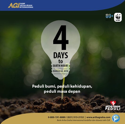 tweetsandrak's tweet photo. 4 days to go for Earth Hour 2018... One Earth, One Hour ... ❤️
#agpearthhour
#agpeduli
#connect2earth
#changeclimatechange
@agpeduli @PRODEV_AG https://t.co/BvZDYdBVFk