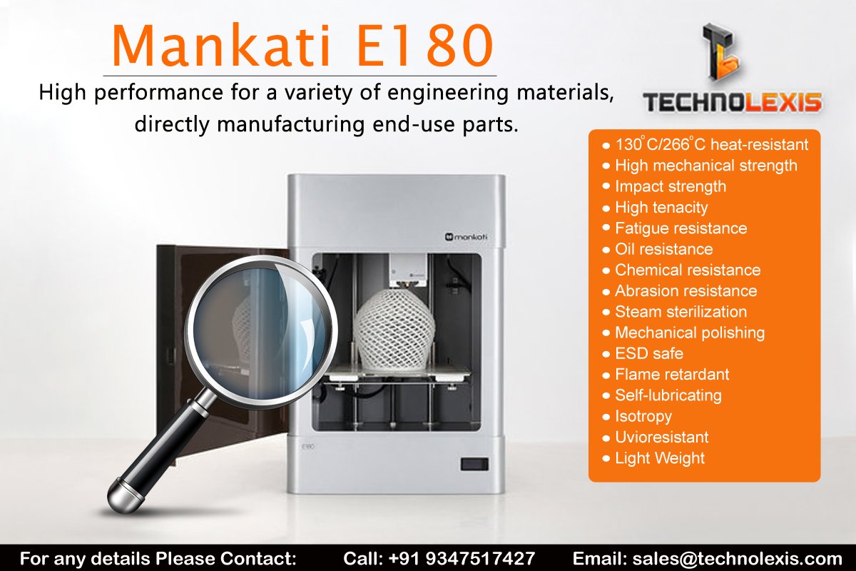 technoLexisLive's tweet photo. The  Mankati 3D printer is a new age high performance and quality printer  with some amazing features. Visit us for more details...

 Visit our website: https://t.co/1IvOxrsFoj
 For Orders Call us: 9347517427
 #3dprinter #Mankati #Mankati3Dprinter #Technolexis #Hyderabad https://t.co/f0eaK7fJ9C