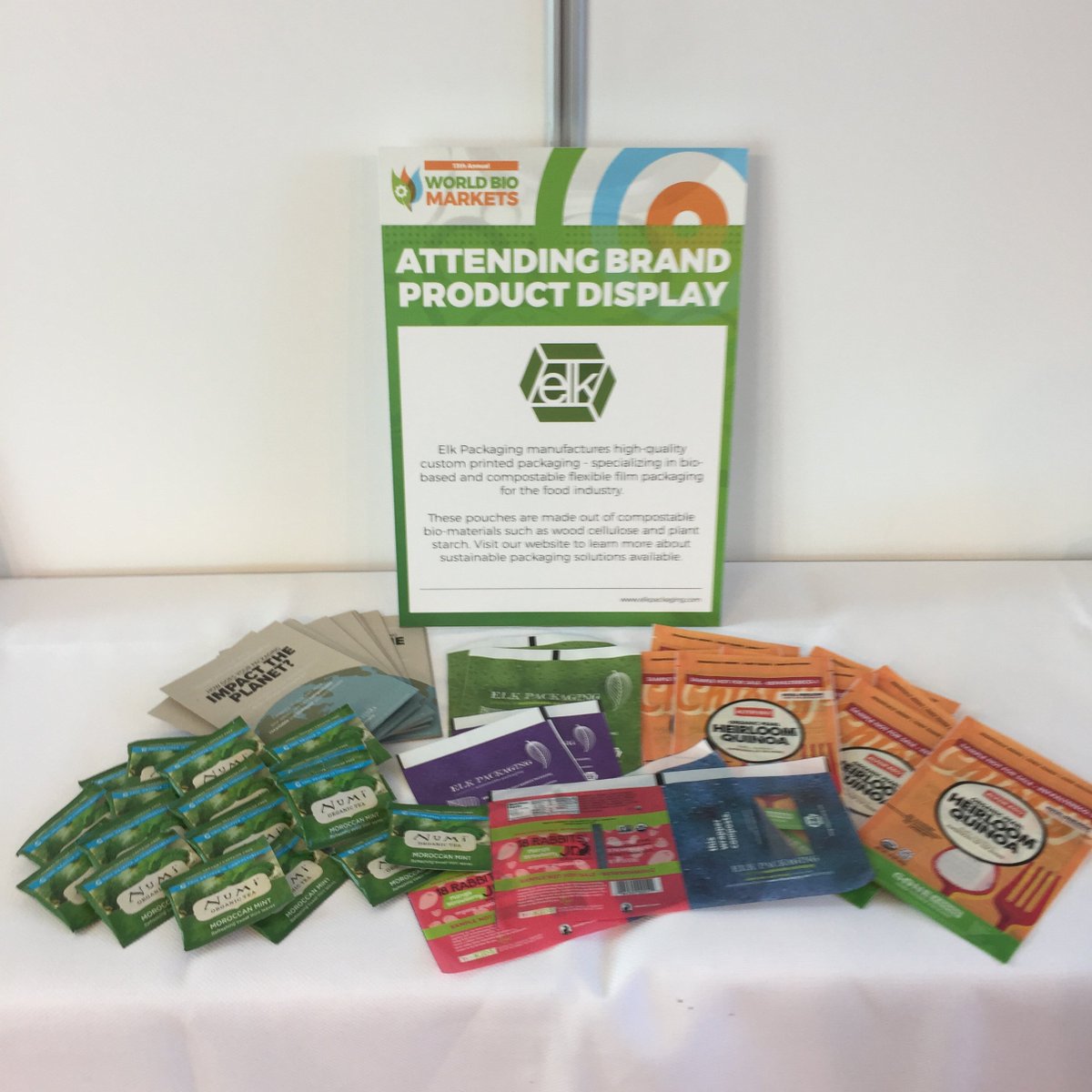 elkpackaging's tweet photo. We’re at @bio_basedworld in @Bio_BasedWorld Amsterdam!  Connecting with global suppliers of biobased materials for our fully #compostable flexible film packaging. #biobasedworld #zerowaste #innovation #collaboration https://t.co/UmDGPdBoe1