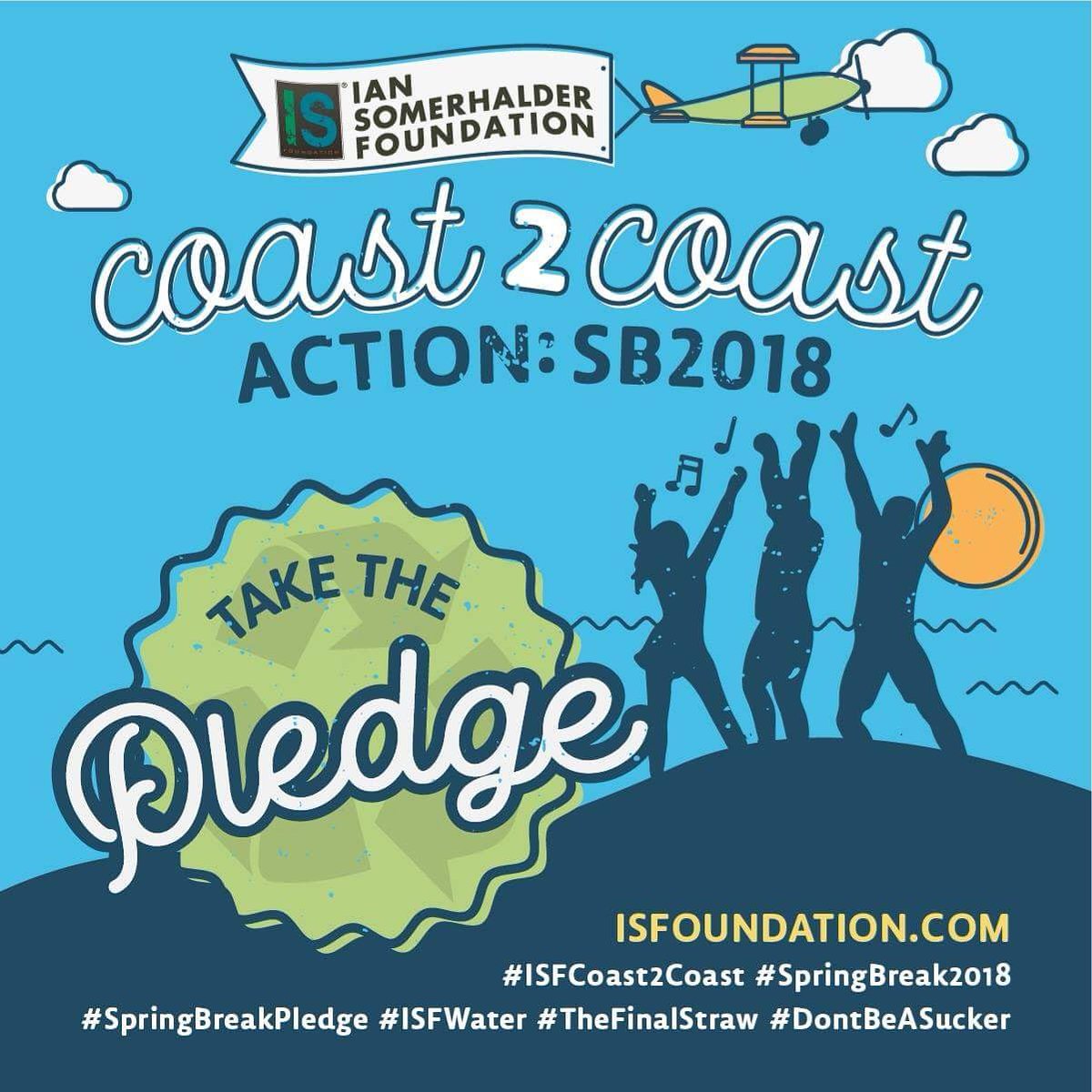 ARE YOU ON SPRING BREAK? Help ISF take a stand against water pollution!  #SpringBreak  #ISFCoast2Coast #SpringBreak2018 #ISFWater isfoundation.com/spring-break-c…