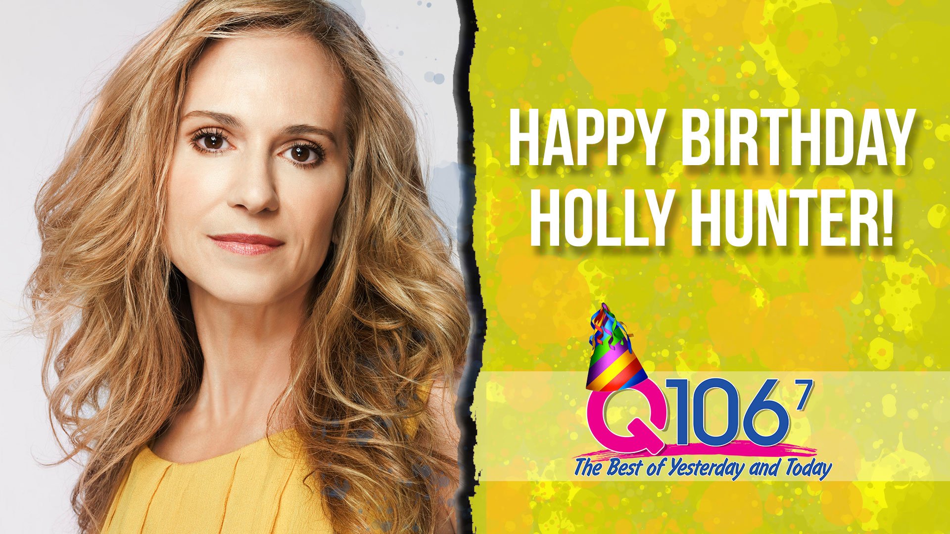Happy 60th Birthday to the fabulous Holly Hunter! 