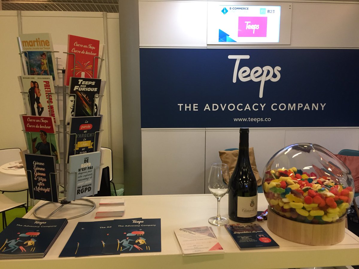 TeepsCo's tweet photo. Nous sommes @ecommerce1to1 à Monaco. Passez nous voir au stand B023 ! https://t.co/NHHlqCYXSv