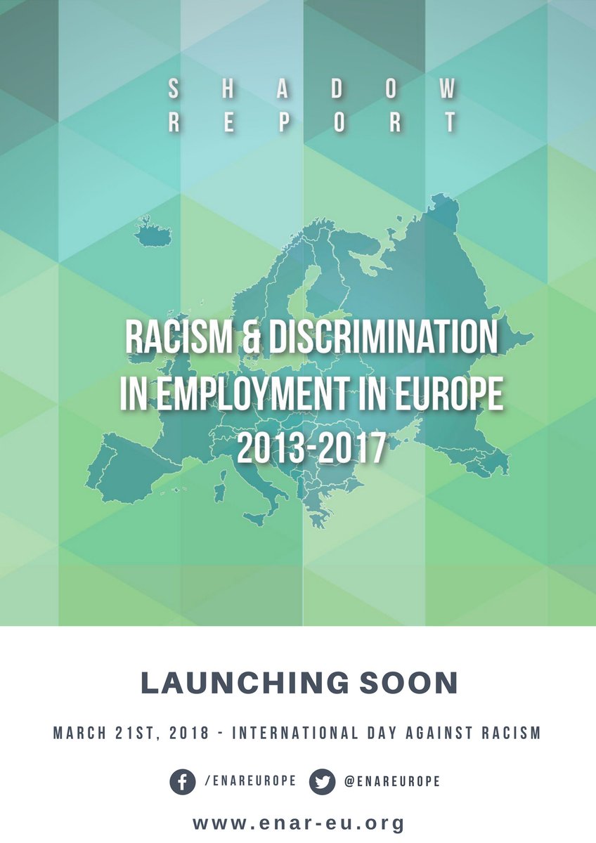 ENAREurope's tweet photo. Tomorrow we'll be launching our report on #racism and #discrimination in #employment – with a focus on #womenofcolour - Check out https://t.co/shzsN3rgAI and stay tuned #FightRacism https://t.co/gqVV4jwHUw