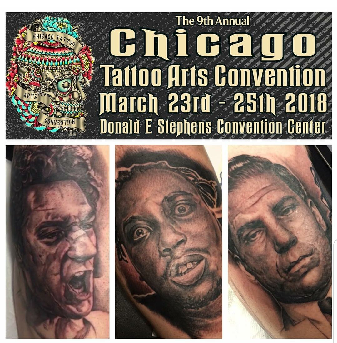 Chicago Ink Tattoo  Body Piercing  Chicago tattoo convention 2022 We are  ready to win rubenaguayoink chicagoinktattoo chicagoinktattoopmu visit  us chicagoinktattoocomruben    nofilter tattoo tatu tattoos  customtattoo tatuaje art 