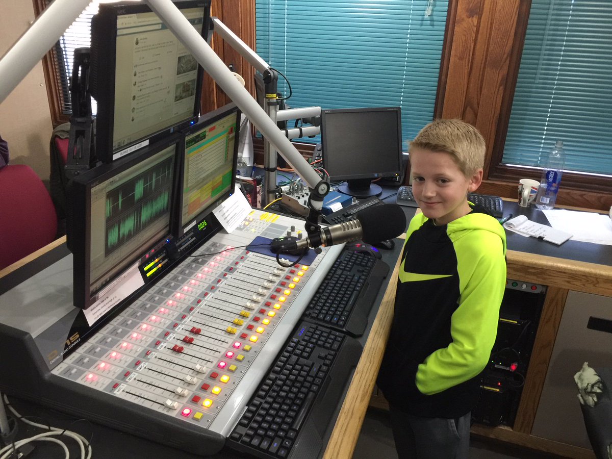 Our own @HBMBears Jack R. broadcasting @Star1055 this morning! Talking up tomorrows @AtoZLiteracy dodge ball tournament. Joe @radiojoecicero will be ducking, dodging and diving to raise money as well! #BeardsleyPride #thebeardsleyway #readingopensdoors