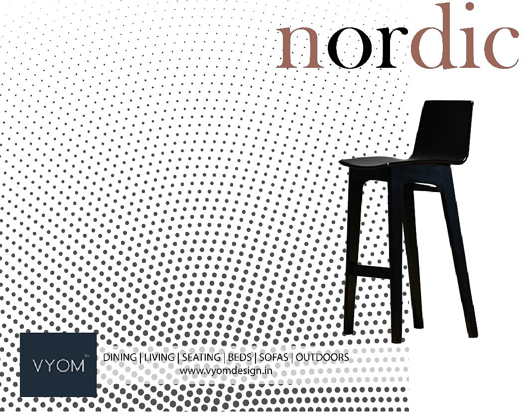 VyomDesign's tweet photo. A popular piece with our clients, the NORDIC BLACK Barstool or High Seat finds a special place almost everywhere it goes, with its unique design influenced by Northern Europe, also known as Norden. Take a look - https://t.co/2Se0hoohx8
#VyomDesign #Bangalore #Furniture #Nordic https://t.co/Acx3r348LY