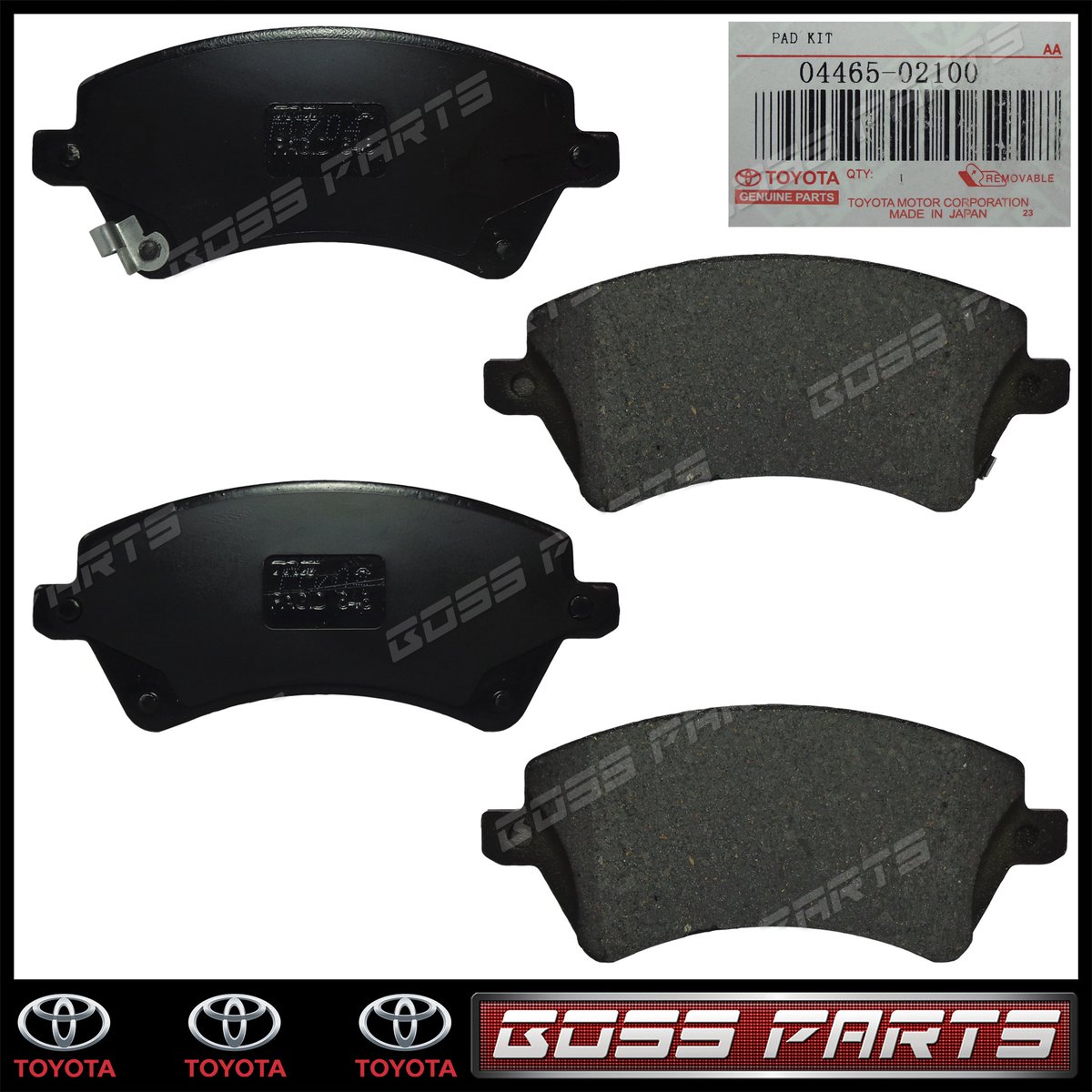 InvBossParts's tweet image. Pastillas Delanteras Corolla 2003 al 2008 New Sentation (7154)