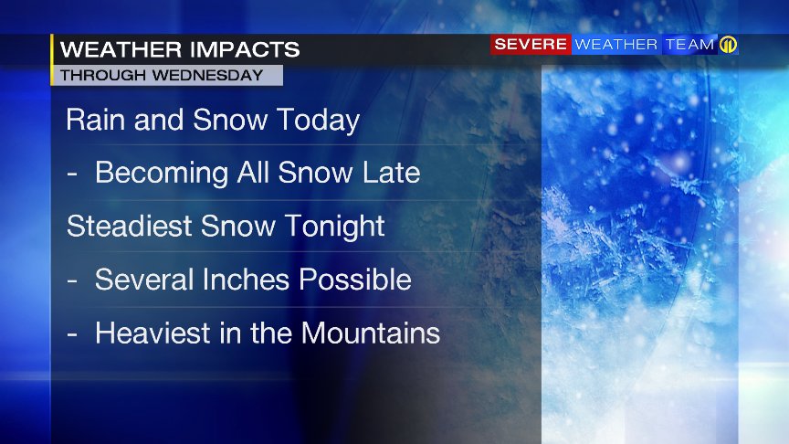 WPXIScott's tweet photo. What you need to know! Updated snow forecast amounts on Channel 11 News at Noon. https://t.co/9mnltLNMe1