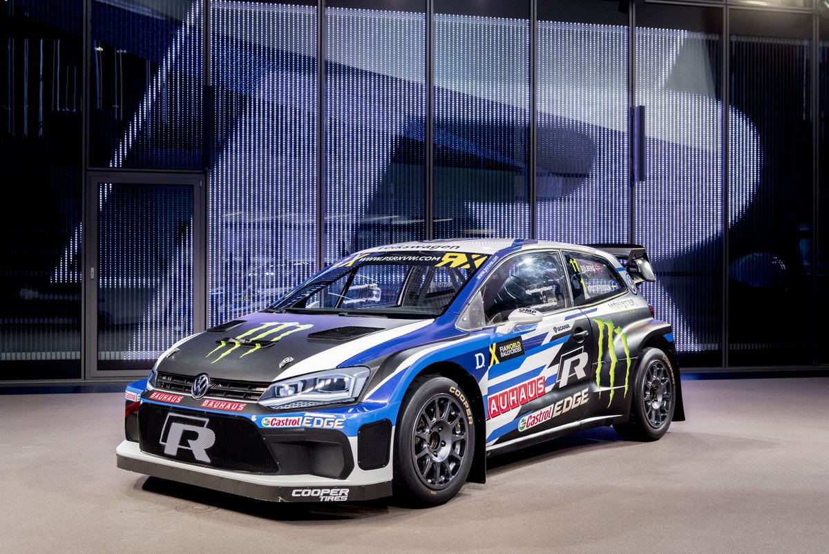 fia_rallycross's tweet photo. 😍 IT'S A BEAUTY!

The all-new PSRX @volkswagenms Polo R Supercar has been officially unveiled! What do you think of it? https://t.co/26qyQeILx2