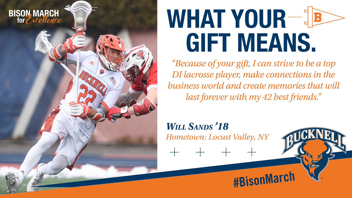 The #BisonMarch for Excellence is here, and we'd truly appreciate your support. 

Give now: bucknell.edu/script/Gifts/?… #rayBucknell