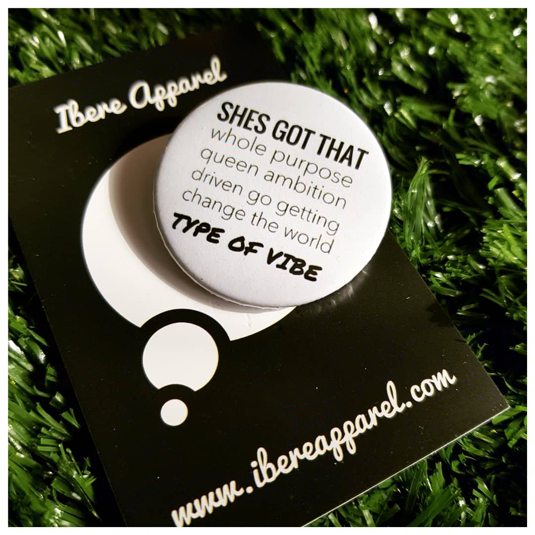 myebonybox's tweet photo. This month we have collaborated once again with our favourite statment clothing &amp; accessories brand  @ibereapparel to bring you their amazing " She Got That" badge! 😍😊 helping you remember those #queenvibes when you leave the house! 🖤

Go check out @IbereApparel https://t.co/O47mFRpO5m