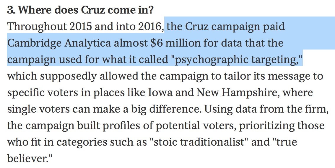 6.  http://www.dallasobserver.com/news/5-things-about-ted-cruz-and-cambridge-analytica-10488176