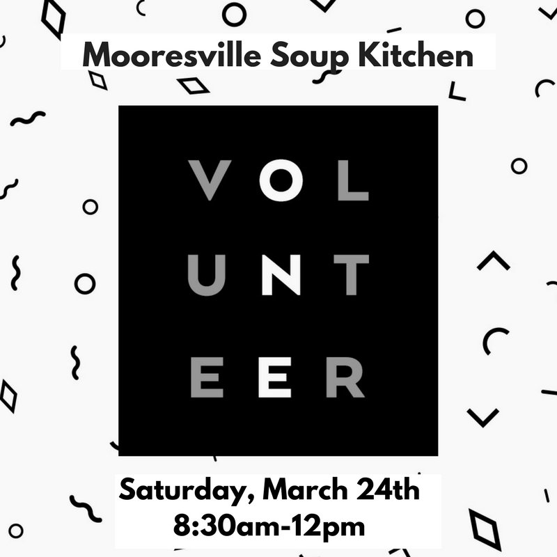 TestifyLKN's tweet image. Volunteer Opportunity!  Saturday, March 24th, Mooresville Soup Kitchen. Must be 11 or older to participate!  Send us a PM to get on the list!  #testifytestifies