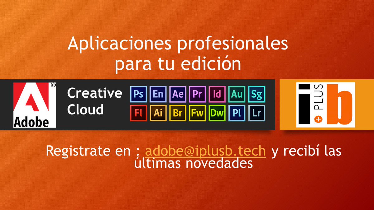 IPLUSB's tweet photo. MES DE ORO EN IPLUSB!

Aplicaciones profesionales para tu edición

Registrate en adobe@iplusb.tech y recibì las novedades!

#MesDeOro #ADOBE #IPLUSB https://t.co/UOkUEKpb8v