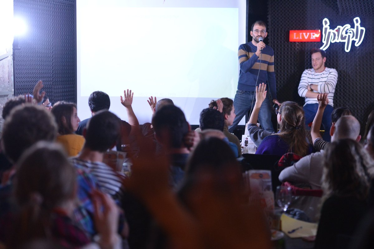 jerusalembrainc's tweet photo. Join us today for our Brain &amp; Beer event!
20:00 at Abraham Hostel Jerusalem https://t.co/YJyHY9xpX1