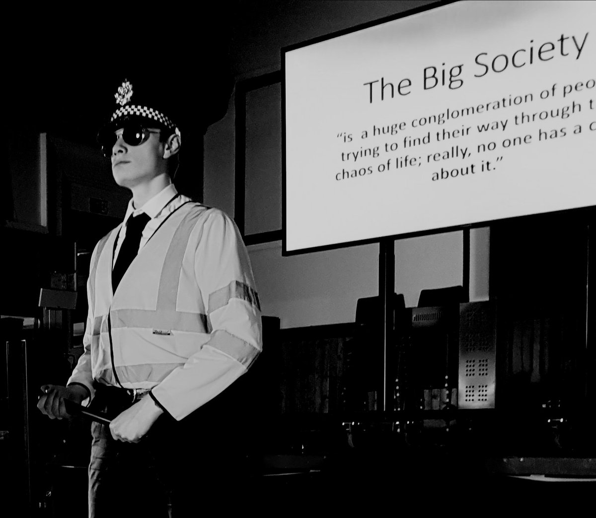 StLeonards_Head's tweet image. Throwback to this term's fantastic original production, The Big Society, written by our very own Director of Drama, Mrs Ledger, with the help of the cast themselves! #SchoolPlay #OriginalScript