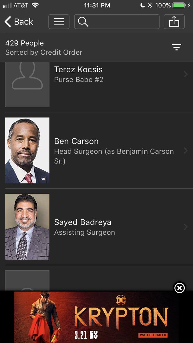 MikeFountainFit's tweet photo. @iamjohnoliver how did no one bring up the fact that Ben Carson was in the movie Stuck On You!?!?! https://t.co/7Vmc06IuJz