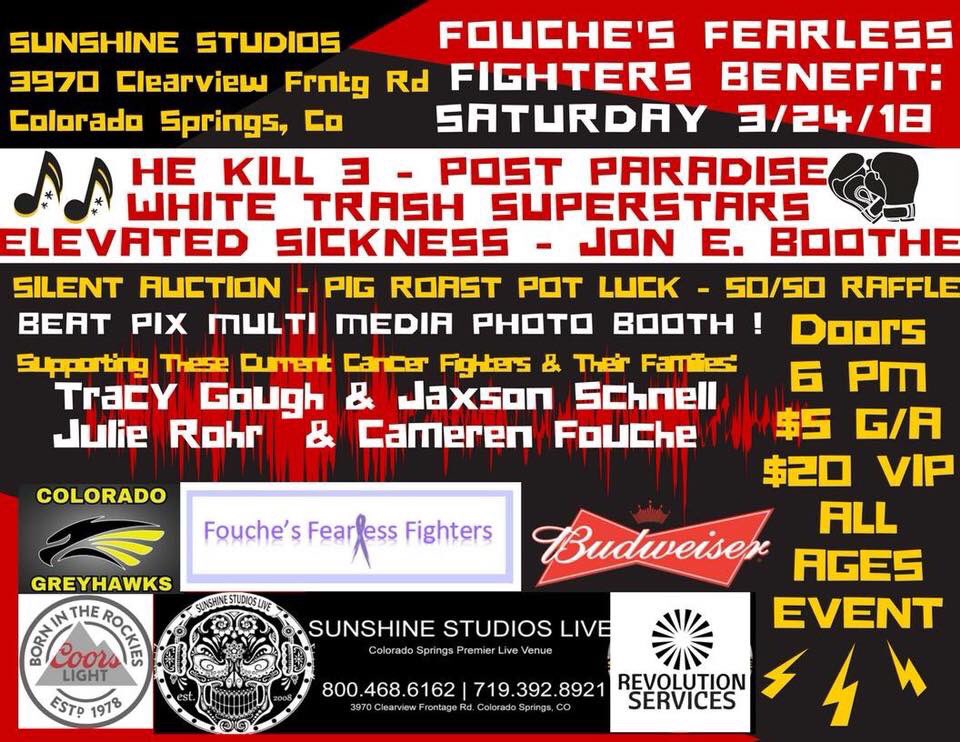 ColoradoGreyhwk's tweet photo. Pleas come out to Cnacer Benefit in Colorado Springs this Saturday 6pm to help families in need. All proceeds go to he families https://t.co/BIxrwEgpkL