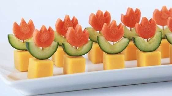 RaleighKarate's tweet image. Cheese, cucumber and watermelon come together to create adorable tulips! Give this fun #springDIY snack a try. #TipTuesday