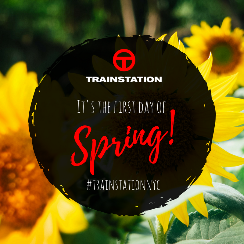 trainstationnyc's tweet photo. "This is it guys. It's officially SPRING! 🌻 The TrainStation NYC is gearing up just in time for you to start working on your summer body. With our revolutionary collection of equipment, TrainStation NYC is going to be your personal training paradise. #springtime #newyork https://t.co/NU1ngrJJHg