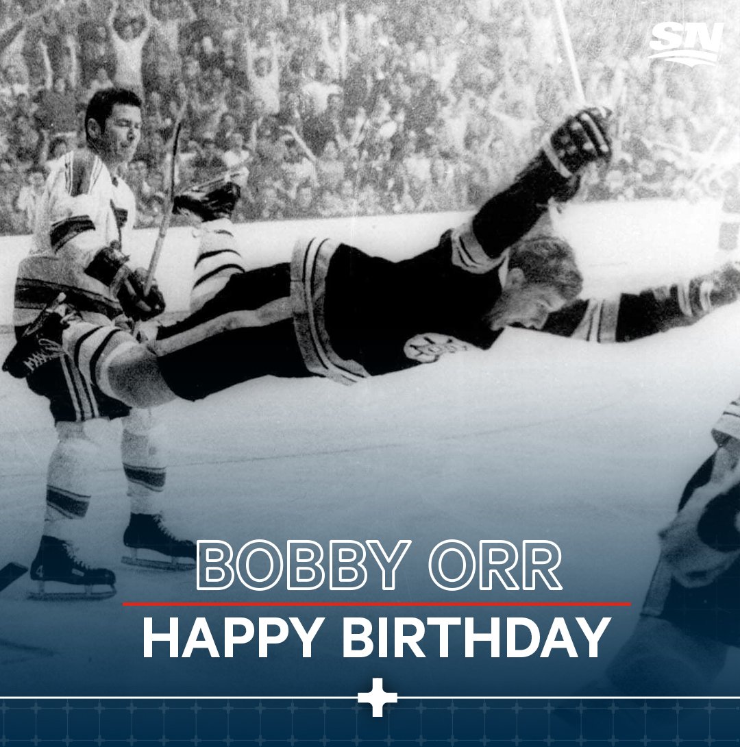 Happy 7  0  th birthday to the legendary Bobby Orr! 